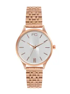French Connection Women Dial & Stainless Steel Bracelet Style Straps Analogue Watch FCN00081D