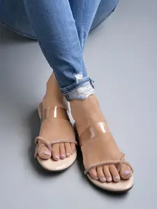 Shoetopia Open Toe Flats