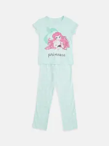 Pantaloons Junior Girls Disney - Frozen Printed Night suit
