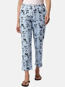 Dreamz by Pantaloons Women Mickey & Minnie Printed Cotton Lounge Pants