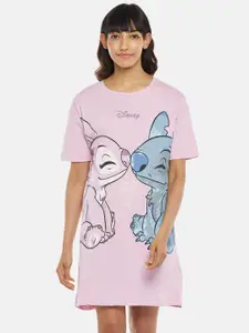 Dreamz by Pantaloons Graphic Printed T-Shirt Nightdress