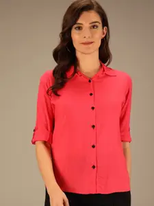BAESD Comfort Spread Collar Casual Shirt