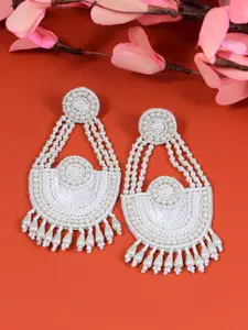 Crunchy Fashion Contemporary Drop Earrings