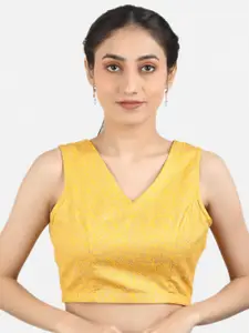 Llajja Printed Cotton Saree Blouse