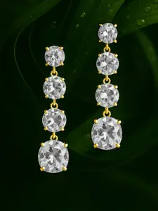 TOKYO TALKIES X rubans FASHION ACCESSORIES Contemporary Zircon Drop Earrings