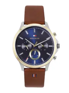 Tommy Hilfiger Men Leather Analogue Watch TH1710496W