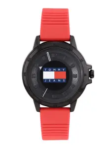 Tommy Hilfiger Men Analogue Watch with Chronograph TH1792033W-RED
