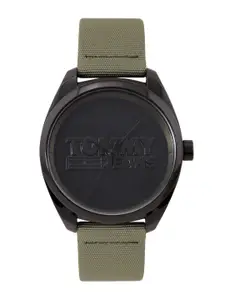 Tommy Hilfiger Men Brand Logo Patterned Analogue Watch TH1792040W