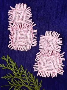 Crunchy Fashion Contemporary Beaded Drop Earrings