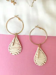 Crunchy Fashion Contemporary Hoop Earrings