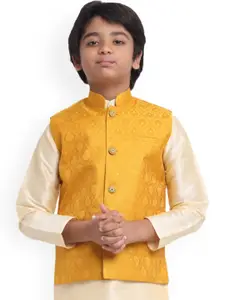 KRAFT INDIA Boys Woven Design Nehru Jacket