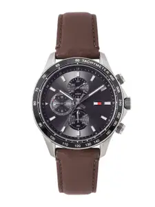 Tommy Hilfiger Men Leather Analogue Watch TH1792015W