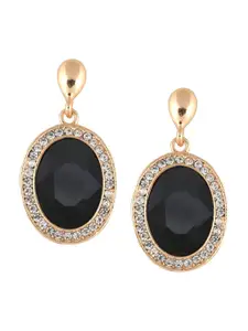 Crunchy Fashion Gold-Plated Contemporary Drop Earrings