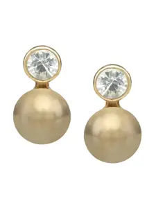 Crunchy Fashion Gold-Plated Contemporary Drop Earrings