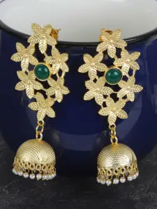 Crunchy Fashion Contemporary Jhumkas Earrings