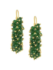 Crunchy Fashion Contemporary Asymmetric Hoop Earrings