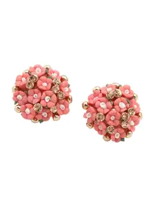 Crunchy Fashion Gold Plated Stud Earrings