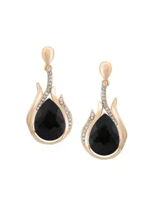 Crunchy Fashion Gold-Plated Contemporary Drop and Dangler Earrings