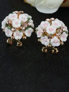 Crunchy Fashion Floral Contemporary Studs