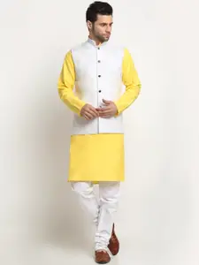 KRAFT INDIA Men Regular Pure Cotton Kurta With Churidar