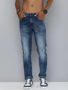 R.Code by The Roadster Life Co. R Code by The Roadster Life Co Men Blue Micheal Slim Fit Light Fade Stretchable Jeans