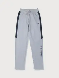 Gini and Jony Boys Solid Cotton Track Pants