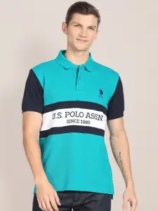 U.S. Polo Assn. Brand Embroidered Cotton Polo Shirt