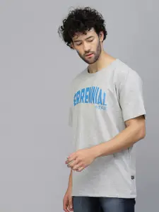Rigo Printed Drop-Shoulder Sleeves Cotton Oversized T-Shirt