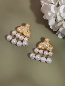 SOHI Gold-Plated Classic Drop Earrings