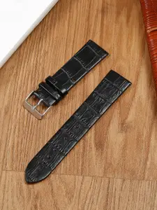 Teakwood Leathers Men Textured Flexible Lightweight Leather Watch Strap