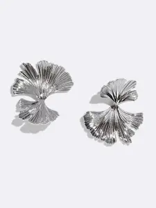XPNSV Silver-Plated Contemporary Studs Earrings