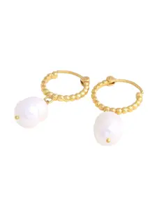 XPNSV Gold-Toned Contemporary Ear Cuff Earrings