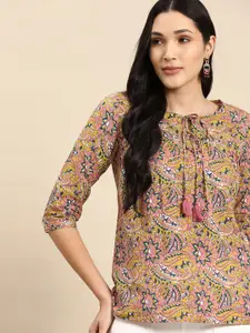 all about you Paisley Printed Kurti