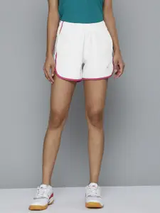 HRX by Hrithik Roshan Women Striped Rapid-Dry Sports Shorts with Reflective Technology