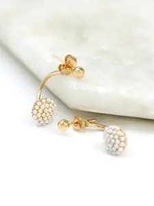 Bellofox Gold-Plated Contemporary Drop Earrings