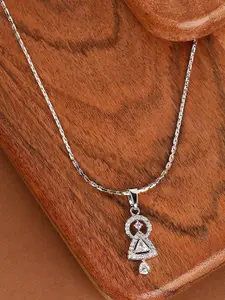 DressBerry Brass Silver-Plated Necklace