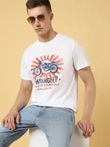 Wrangler Biker Printed Cotton T-shirt