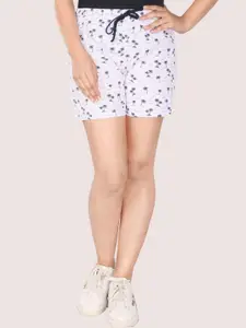 StyleAOne Women Floral Printed Cotton Shorts