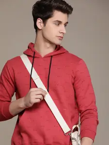 FCUK Men Printed Hooded Sweatshirt