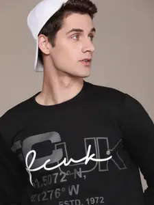 FCUK Brand Logo Printed Pullover Sweatshirt