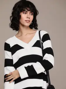 French Connection Striped Pullover