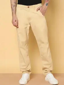 Wrangler Men Low-Rise Cotton Trousers