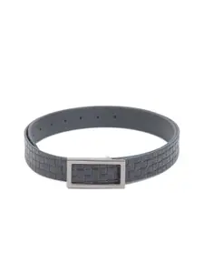 Calvadoss Boys Checked Leather Belt