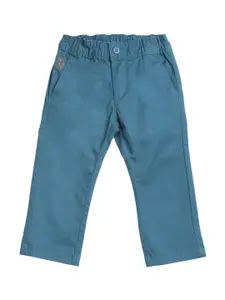 U.S. Polo Assn. Kids Boys Mid-Rise Trousers