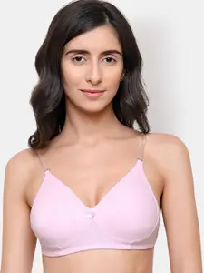 College Girl Full Coverage Non Padded Seamless Super Support Cotton T-shirt Bra