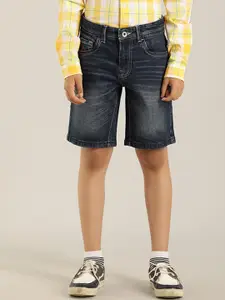 Indian Terrain Boys Pure Cotton Denim Shorts