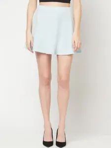 GLITO Cotton Blend Flared Mini Skirt