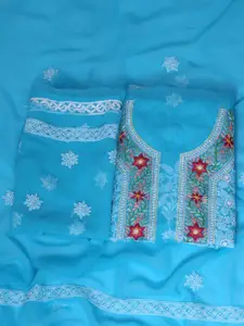 ADA Embroidered Unstitched Dress Material