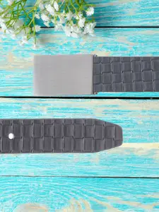 Calvadoss Men Textured Leather Belt