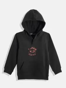 Allen Solly Junior Boys Typography Print Hooded Sweatshirt